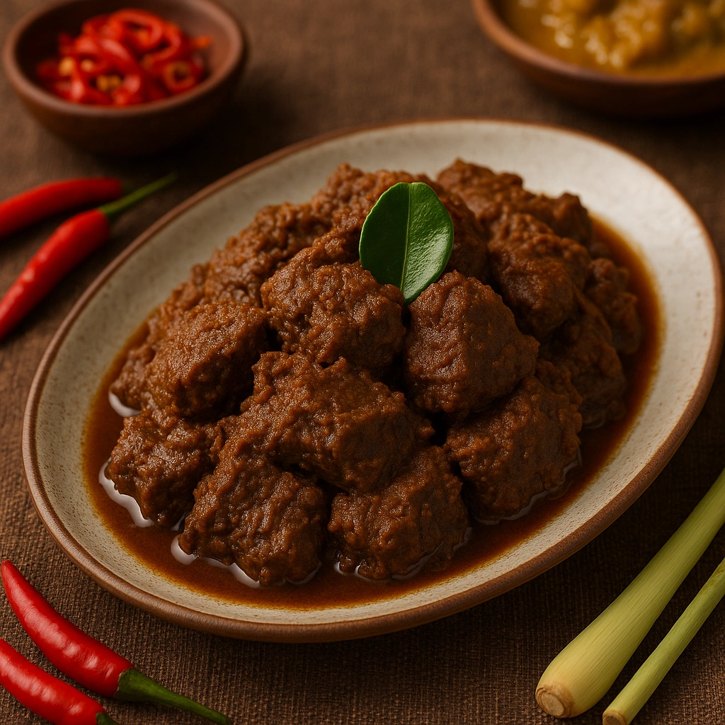 Makanan Khas Padang Rendang Padang