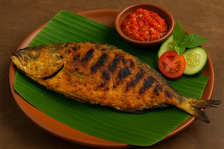 Makanan Khas Padang Ikan Bakar Padang